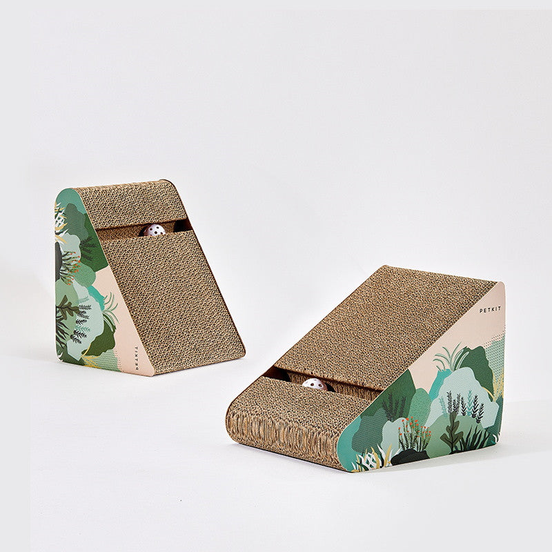 Corrugated paper cat litter pad cat claw board cat toy