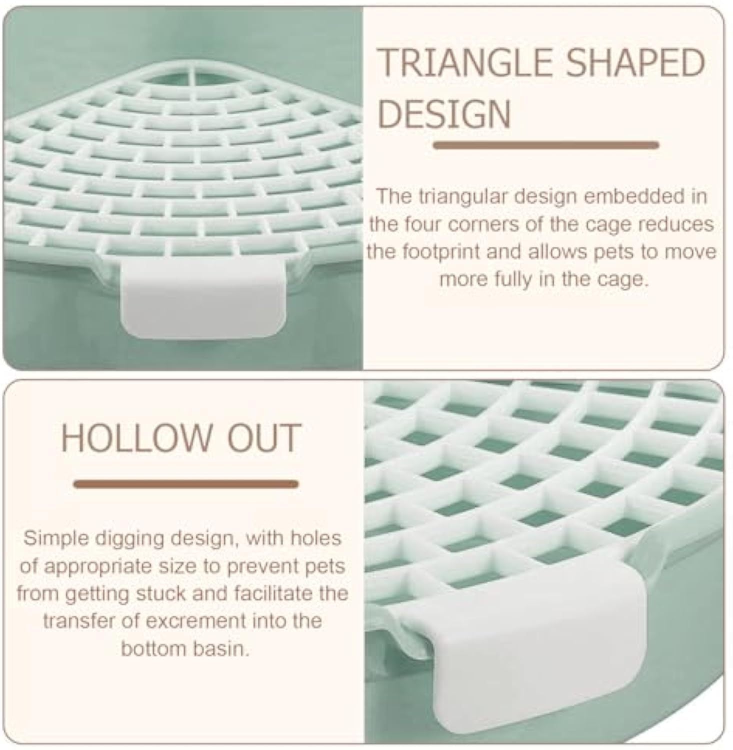 Rabbit Litter Box Cage Pan