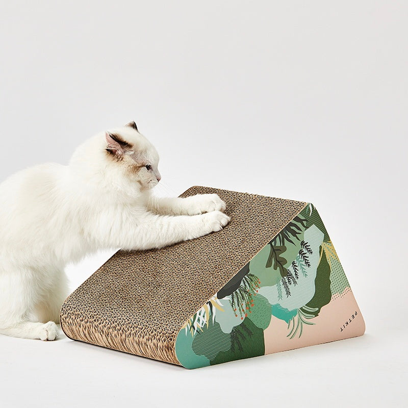 Corrugated paper cat litter pad cat claw board cat toy