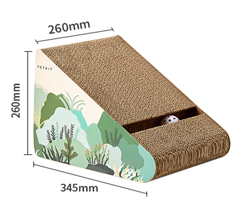 Corrugated paper cat litter pad cat claw board cat toy