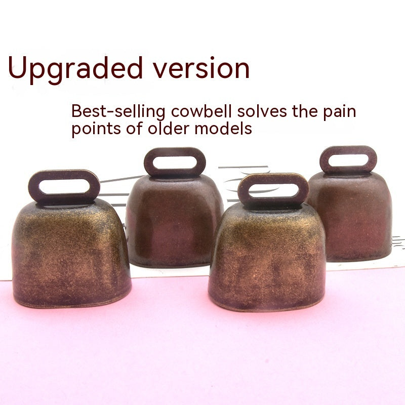 Metal Cow Bell Vintage Pet Calf Bell Red Bronze Bronze Bell Accessories