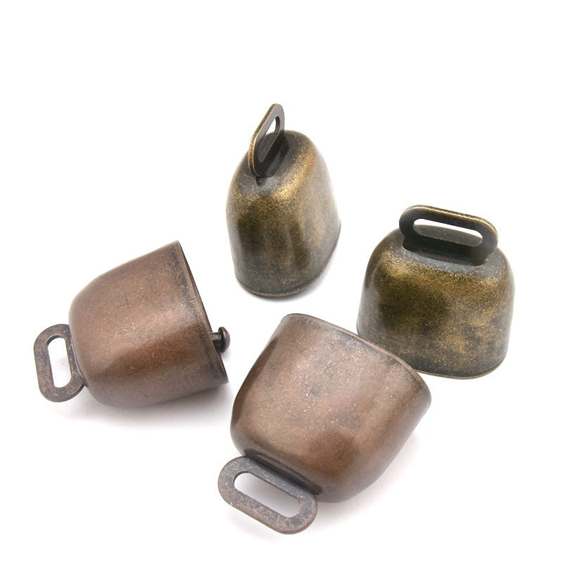 Metal Cow Bell Vintage Pet Calf Bell Red Bronze Bronze Bell Accessories