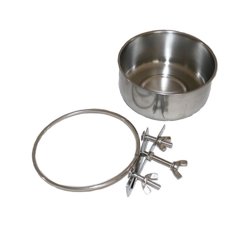 Parrot Water Cup Stainless Steel For Birds Feeder