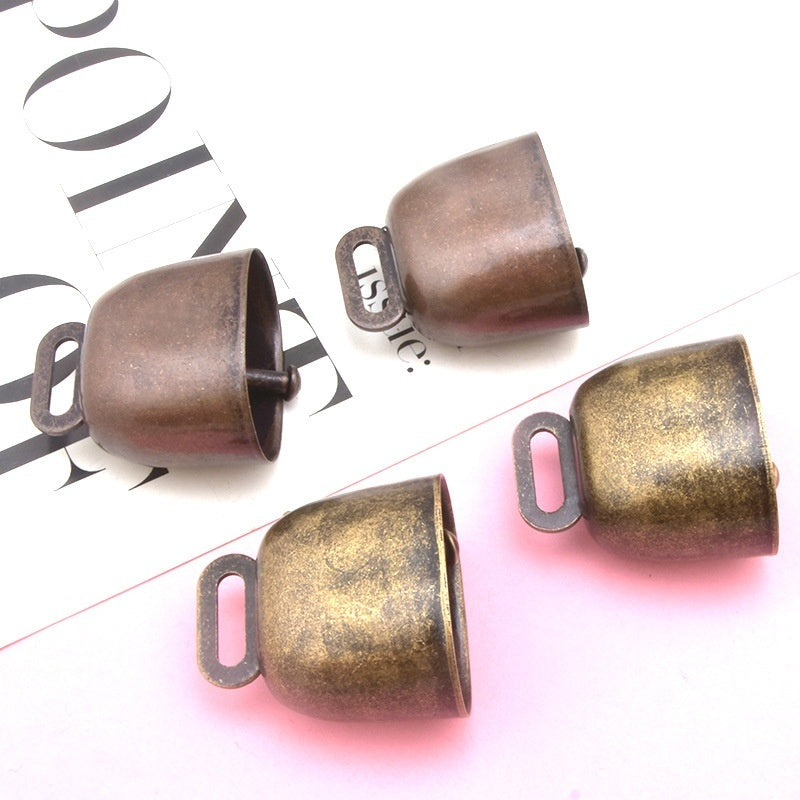 Metal Cow Bell Vintage Pet Calf Bell Red Bronze Bronze Bell Accessories
