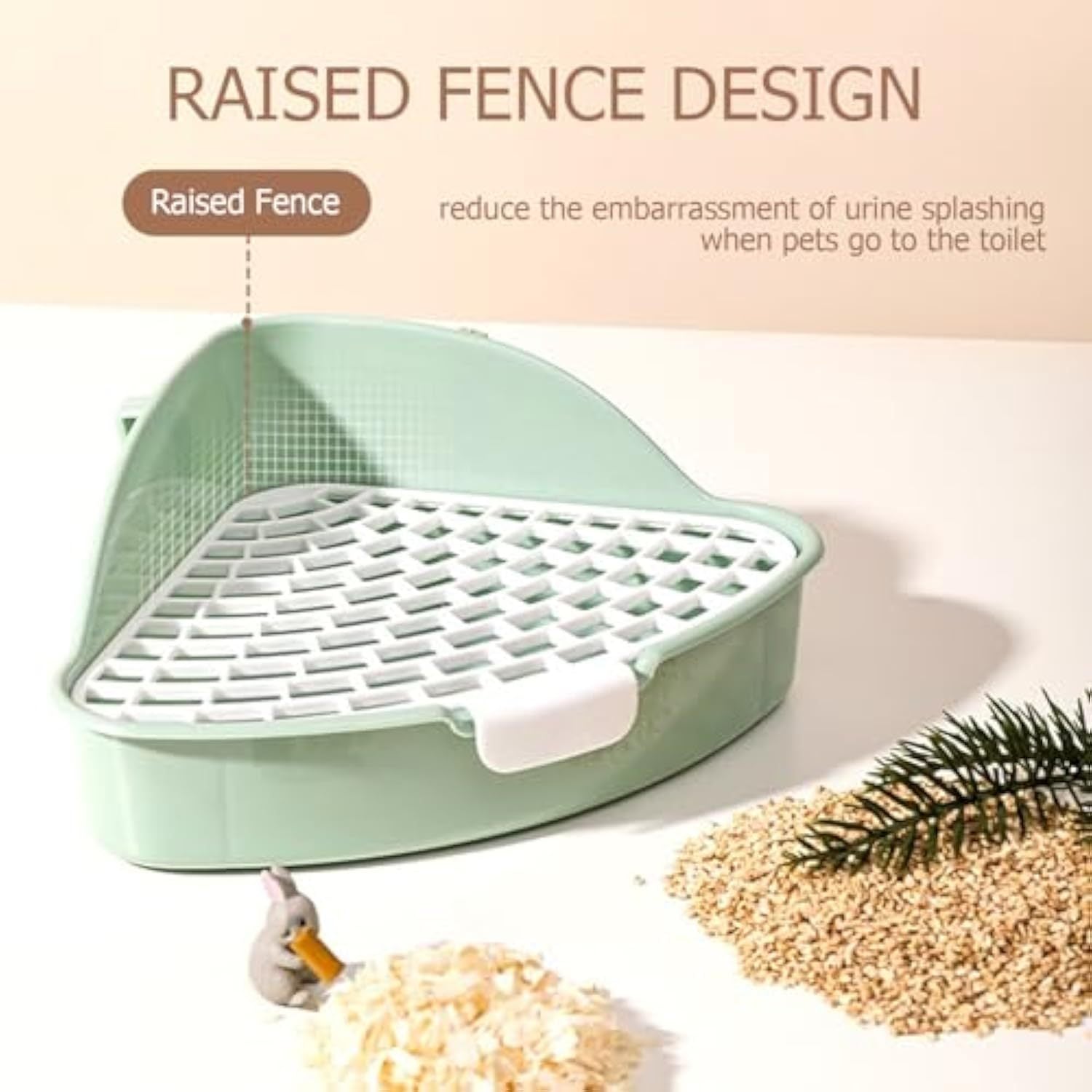 Rabbit Litter Box Cage Pan